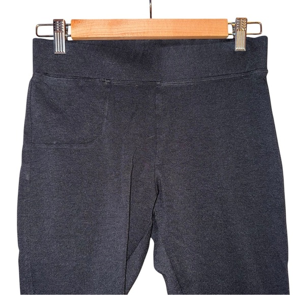 AMERICAN GIANT No BS Ponte Slim Pants Mid Rise Crop Leggings Black Size 2 Petite - Picture 8 of 13